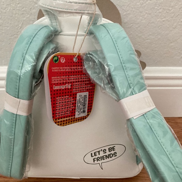 Casper the friendly ghost glow in the dark loungefly halloween backpack